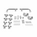 Душова кабіна Lidz Wawel SC100x80.SAT.LOW.FR, скло Frost 5 мм + Lidz Душовий піддон KAPIELKA ST100x80х14
