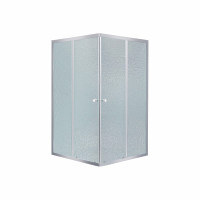 Душова кабіна Lidz Wawel SC90x90.SAT.LOW.FR, скло Frost 4 мм + Lidz Душовий піддон KAPIELKA ST90x90х14