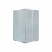 Lidz Wawel SC80x80.SAT.LOW.FR Душова кабіна квадратна, скло Frost 4 мм + Lidz Душовий піддон KAPIELKA ST80x80х14