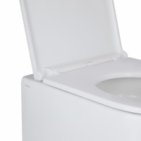 Унітаз підвісний Qtap Taurus безободковий з сидінням Soft-close QT2433084EUQW