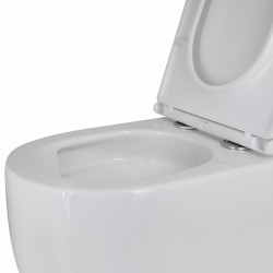 Унітаз підвісний Qtap Taurus безободковий з сидінням Soft-close QT2433084EUQW