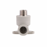 Кут з поліпроп. (90) 20х1/2"з настін. кріплен. д/поліпроп. труб Thermo Alliance