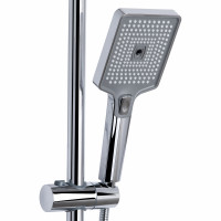 Душова система універсальна Qtap Aries на три споживача (з виливом) QTARI111CRM45560 Chrome