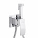Набор для гігієнічного душу Qtap Swan Cascada прямокутний QTSWA262CRM45567 Chrome