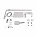 Душова система універсальна Qtap Swan Cascada на три споживача (з виливом) QTSWA111CRW45570 Chrome/White