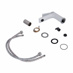 Змішувач для раковини Qtap Presto QTPRE270CRW45576 Chrome/White