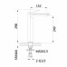 Змішувач для раковини Qtap Presto високий QTPRE269CRW45577 Chrome/White