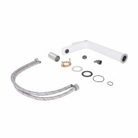 Змішувач для раковини Qtap Presto високий QTPRE269CRW45577 Chrome/White