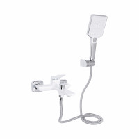 Змішувач для ванни Qtap Presto (з душовим гарнітуром) QTPRE259CRW45579 Chrome/White