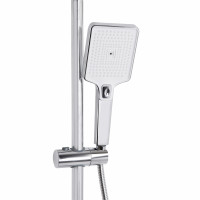 Душова система універсальна Qtap Presto на три споживача (з виливом) QTPRE111CRW45580 Chrome/White