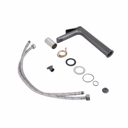 Змішувач для раковини Qtap Presto високий QTPRE269GRP45582 Graphite