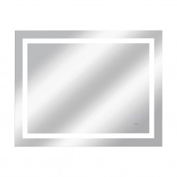 Дзеркало Qtap Mideya 900х700 з LED-підсвічуванням Touch, з антизапотіванням, з димером, рег. яскравості Reverse QT2078NCF9070W