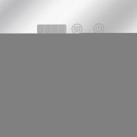 Дзеркало Qtap Mideya R800 з LED-підсвічуванням Touch, з антизапотіванням, з годинником, димером, рег. яскравості QT2078NCR8080W