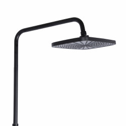 Душова система універсальна Qtap Gemini на три споживача (з виливом) QTGEM111BLM45686 Black Matt