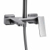 Душова система універсальна Qtap Gemini на три споживача (з виливом) QTGEM111GMB45688 Gunmetal Black PVD