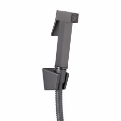 Змішувач для раковини Qtap Gemini (з гігієнічним душем) QTGEM272GMB45692 Gunmetal Black PVD