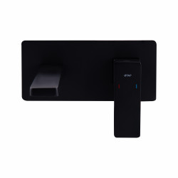 Змішувач для раковини Qtap Gemini прихованого монтажу QTGEM273BLM45694 Black Matt
