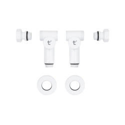 Комплект кранів SD Forte 1/2" НР для рушникосушарки кутовий бiлий SF395W15HEW Комплект кранів SD Forte 1/2" НР для рушникосушарки кутовий бiлий SF395W15HEW