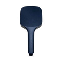 Лійка для ручного душу Qtap Rucni 260x120 мм округла QTRUC125BLM45782 Black Matt