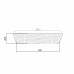 Лійка для верхнього душу Qtap Hlavova 300x200 мм прямокутна QTHLA107BLM45783 Black Matt