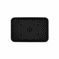 Лійка для верхнього душу Qtap Hlavova 260x180 мм прямокутна QTHLA107CRM45784 Chrome/Black