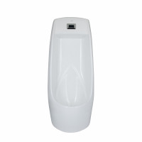 Пісуар підлоговий Qtap Scorpio з ІЧ-датчиком автоматичного змиву 430х370х990 White QT1488101HW