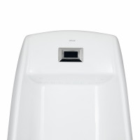 Пісуар підлоговий Qtap Scorpio з ІЧ-датчиком автоматичного змиву 430х370х990 White QT1488101HW