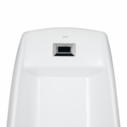Пісуар підлоговий Qtap Scorpio з ІЧ-датчиком автоматичного змиву 430х370х990 White QT1488101HW