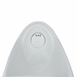 Пісуар підлоговий Qtap Scorpio з ІЧ-датчиком автоматичного змиву 430х370х990 White QT1488101HW