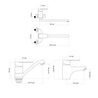 Набір змішувачів Lidz Tani (001F1+0052+003M)