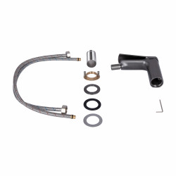 Змішувач для біде Qtap Slavonice QTSLA255GMB45923 Gunmetal Black PVD