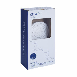 Лійка для ручного душу Qtap Rucni D 130 мм округла QTRUC125CRM45950 Chrome Лійка для ручного душу Qtap Rucni D 130 мм округла QTRUC125CRM45950 Chrome