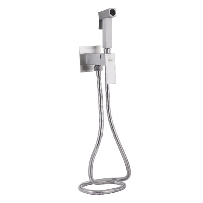 Набір для гігієнічного душу Lidz Kubis 111 Nickel LDKUB111NKS46106 прямокутний Набір для гігієнічного душу Lidz Kubis 111 Nickel LDKUB111NKS46106 прямокутний