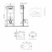 Комплект: Qtap Taurus Ultra Quiet унітаз підвісний QT2433084EUQW + Nest комплект інсталяції 4в1 (Клавіша кругла Satin) QT0133M425 + QT0111M11111SAT