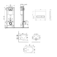 Комплект: Qtap Taurus Ultra Quiet унітаз підвісний QT2433084EUQW + Nest комплект інсталяції 4в1 (Клавіша лінійна Chrome) QT0133M425 + QT0111M08381CRM Комплект: Qtap Taurus Ultra Quiet унітаз підвісний QT2433084EUQW + Nest комплект інсталяції 4в1 (Клавіша лінійна Chrome) QT0133M425 + QT0111M08381CRM