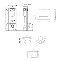 Комплект: Qtap Gemini Ultra Quiet унітаз підвісний QT2533076EUQW + Nest комплект інсталяції 4в1 (Клавіша лінійна Satin) QT0133M425 + QT0111M08382SAT Комплект: Qtap Gemini Ultra Quiet унітаз підвісний QT2533076EUQW + Nest комплект інсталяції 4в1 (Клавіша лінійна Satin) QT0133M425 + QT0111M08382SAT