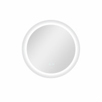 Дзеркало Qtap Taurus R600 з LED-підсвічуванням Touch, з антизапотіванням, з димером, рег. темп. кольору (3000-6500K) QT2478R607