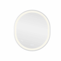Дзеркало Qtap Gemini 800х700 з LED-підсвічуванням Touch, з антизапотіванням, з димером, рег. темп. кольору (3000-6500K) Reverse QT2578R8071W
