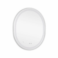 Дзеркало Qtap Gemini 800х700 з LED-підсвічуванням Touch, з антизапотіванням, з димером, рег. темп. кольору (3000-6500K) Reverse QT2578R8071W