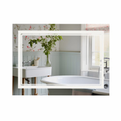 Дзеркало Qtap Cardinal 1000х700 з LED-підсвічуванням Touch, з антизапотіванням, з димером, рег. темп. кольору (3000-6500K) QT0478C10070 Дзеркало Qtap Cardinal 1000х700 з LED-підсвічуванням Touch, з антизапотіванням, з димером, рег. темп. кольору (3000-6500K) QT0478C10070