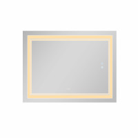 Дзеркало Qtap Cardinal 1000х800 з LED-підсвічуванням Touch, з антизапотіванням, з димером, рег. темп. кольору (3000-6500K) QT0478C10080 Дзеркало Qtap Cardinal 1000х800 з LED-підсвічуванням Touch, з антизапотіванням, з димером, рег. темп. кольору (3000-6500K) QT0478C10080