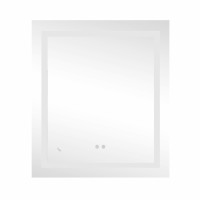 Дзеркало Lidz Kubis 700х800 з LED-підсвічуванням Touch, з антизапотіванням, з димером, рег. яскравості Reverse LD78LF9048070