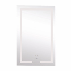 Дзеркало Lidz Kubis 500х800 з LED-підсвічуванням Touch, з антизапотіванням, з димером, рег. яскравості LD78LF9365080