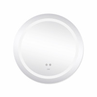 Дзеркало Lidz Aria R600 з LED-підсвічуванням Touch, з антизапотіванням, з димером, рег. яскравості LD78LR600