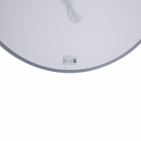 Дзеркало Lidz Aria R800 з LED-підсвічуванням Touch, з антизапотіванням, з димером, рег. яскравості LD78LR800