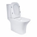 Унітаз-компакт Qtap Presto Quadro безободковий з сидінням Soft-close QT24221215AW