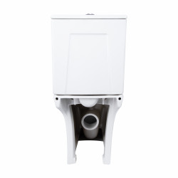 Унітаз-компакт Qtap Presto Quadro безободковий з сидінням Soft-close QT24221215AW