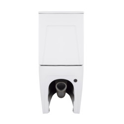 Унітаз підлоговий Qtap Robin New Ultra Quiet безобідковий з сидінням Soft-close WHITE QT13226083AW