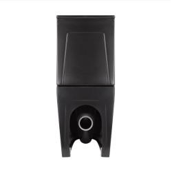 Унітаз підлоговий Qtap Robin Ultra Quiet безобідковий з сидінням Soft-close MATT BLACK QT13226083AMB