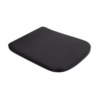 Унітаз підвісний Qtap Tern New Ultra Quiet безобідковий з сидінням Soft-close MATT BLACK QT17332303ASMB